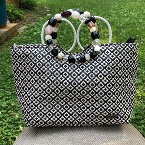 Cappelli straworld womens tote hand bag.